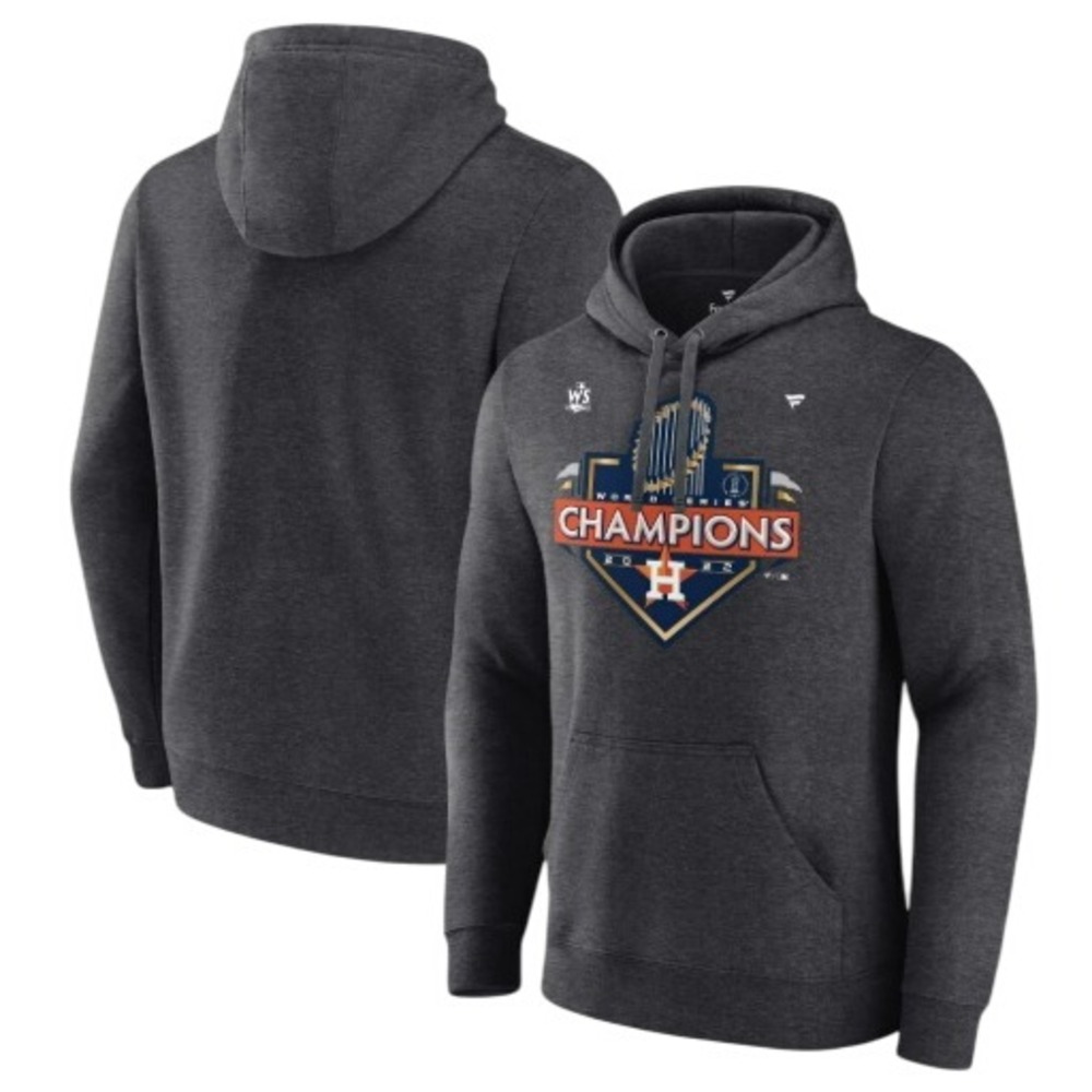 FANATICS NEW Men's 2X Houston Astros 2022 World Series Champions Gray Hoodie